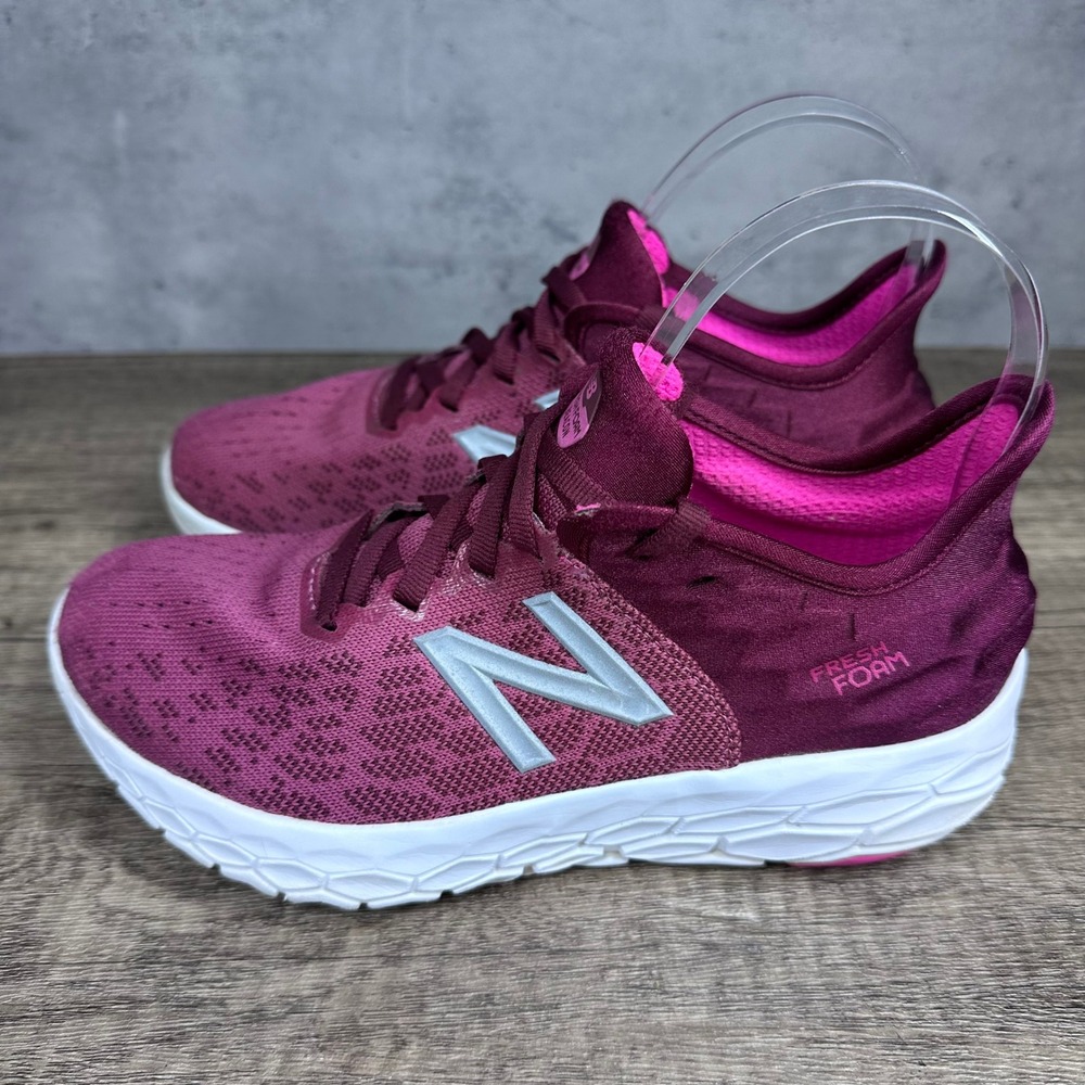 New Balance Beacon v2 Fresh Foam Burgundy Running Shoes~Women's size 5/Youth 3.5